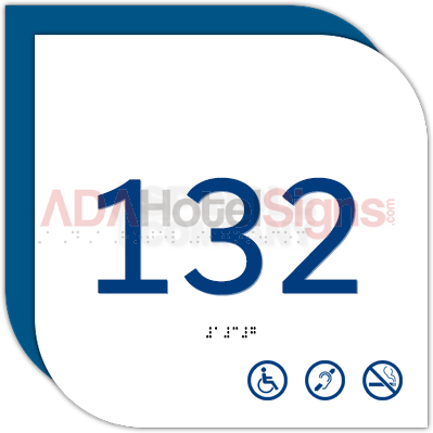 Room Number w/ No Smoking, Handicap, Hearing Impaired