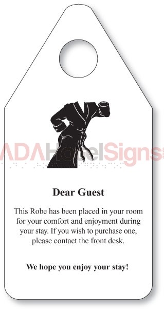 Dear Guest Robe Hanger (Pack of 50)