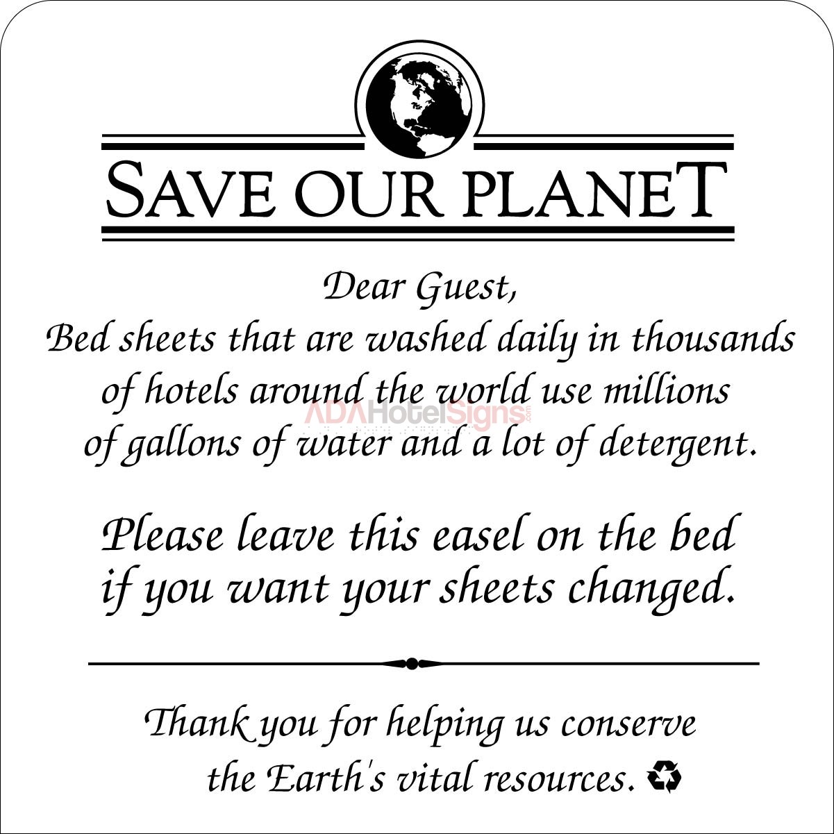 Save Our Planet "Change Sheets" Conservation Easel (50/Pkg)