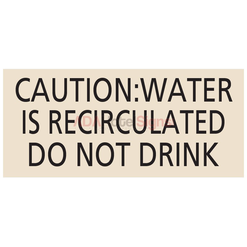 Recirculated Water (CA Compliant)