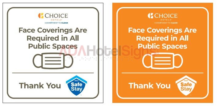 COMMITMENT TO CLEAN WINDOW CLINGS (PACK OF 5 - 2 WHITE, 3 ORANGE)