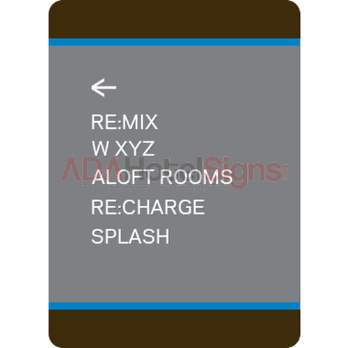 Pedestrian Directional Sign