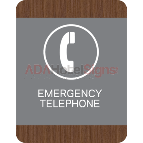 Emergency Telephone sign