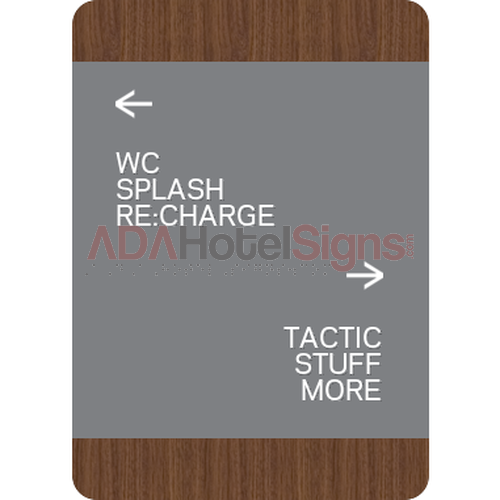 Floor Directional Sign - Small