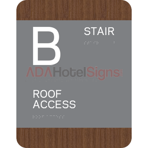 First Floor Stair ID Sign