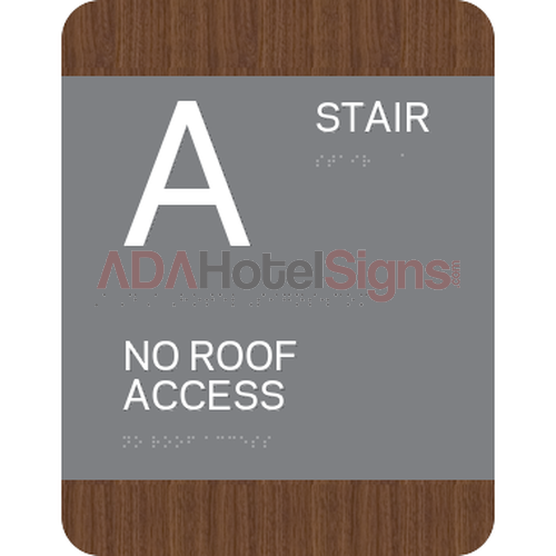 Stairwell ID (corridor side)