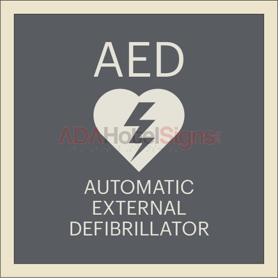 Westin AED Sign
