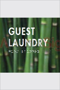 Guest Laundry ID Sign