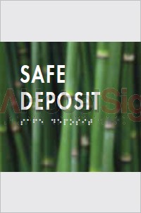 Safe Deposit ID Sign