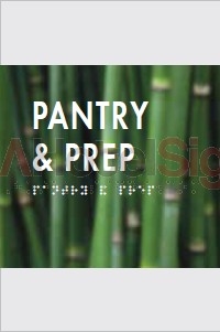Pantry / Prep ID Sign
