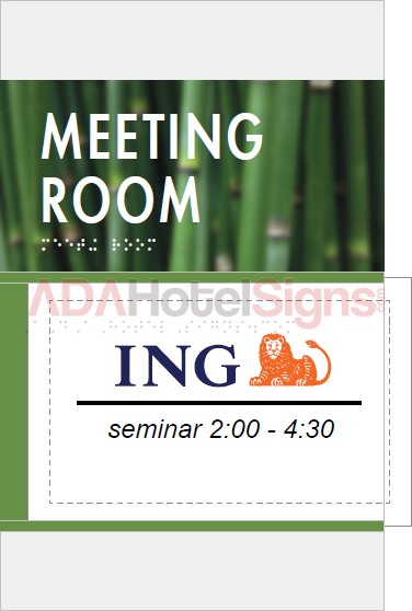 Meeting Room ID Signs