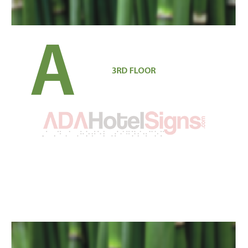 Elevator Egress Route sign (Corridor Evacuation)