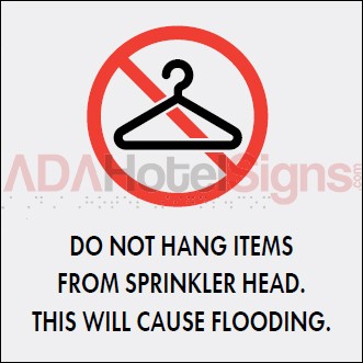 Do not hang warningsign