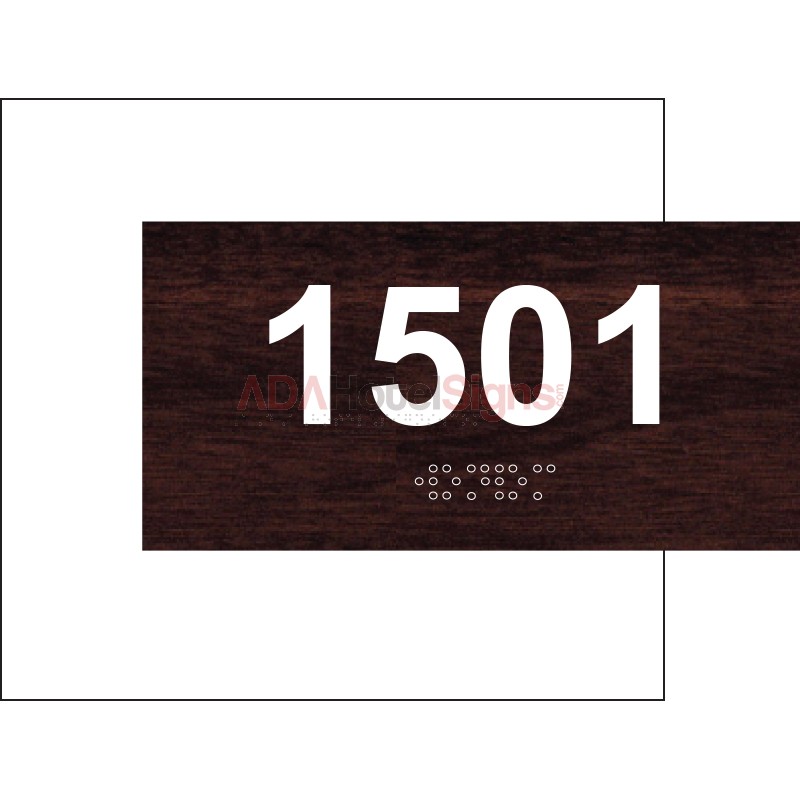 Guestroom Number Sign