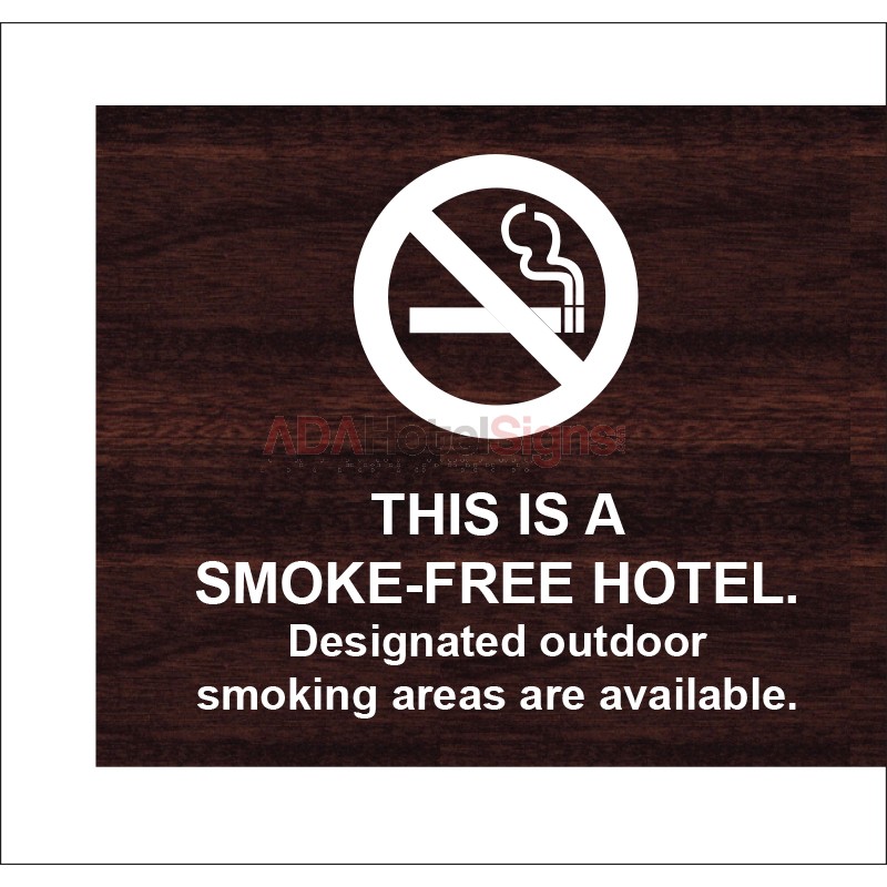 100% Non-Smoking Signs