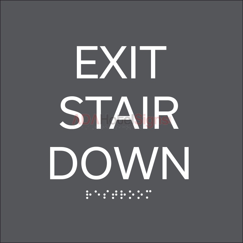 Exit Stair Down Egress