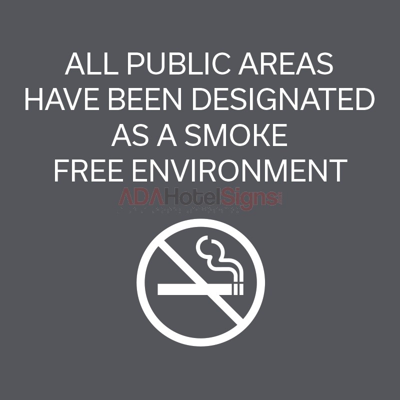 All Public Areas, Smoke Free Environment