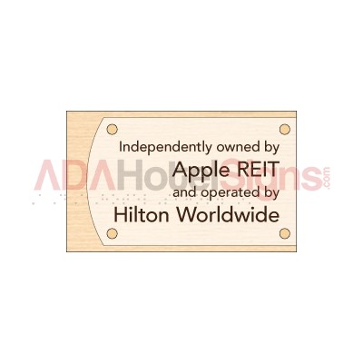 OWNER / OPERATOR PLAQUE