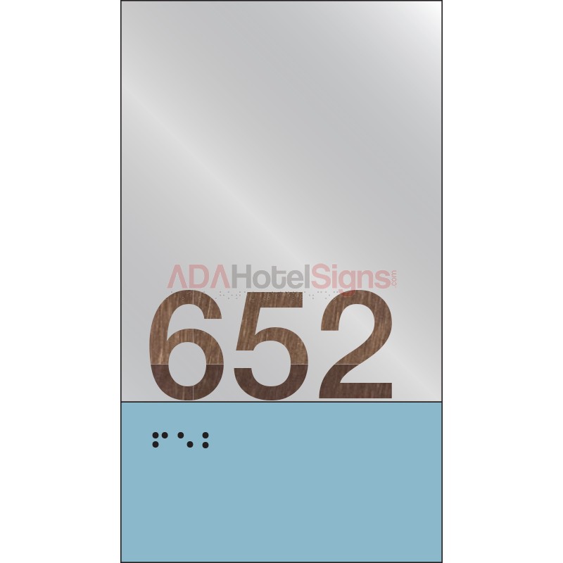Guestroom Number Sign