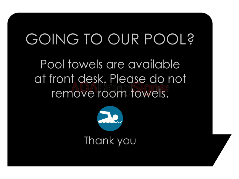 Going to Our Pool - Front Desk