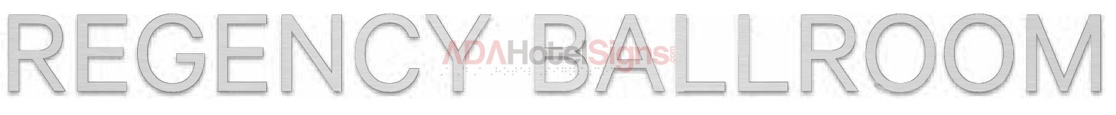 Sheraton Plate letters