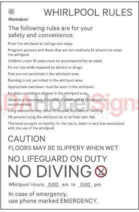 Sheraton Whirlpool Rules (Interior)