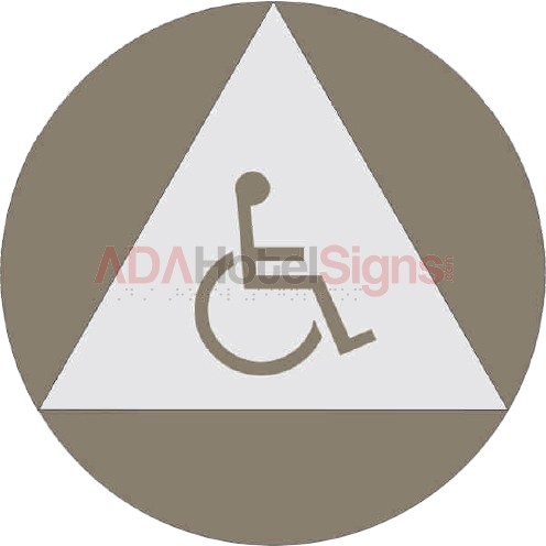 California Compliant Unisex restroom ID sign