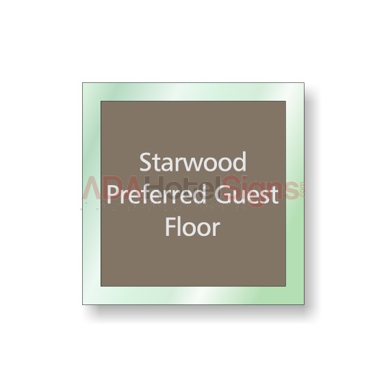 SPG floor sign