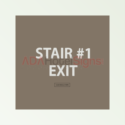 Stairwell ID signs