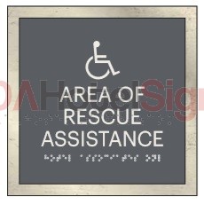 Westin General ID sign w/ pictograph