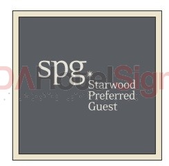 Westin SPG floor sign