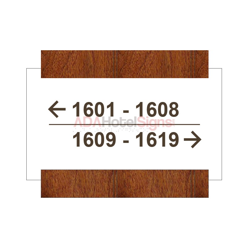 Guestroom Directional Sign