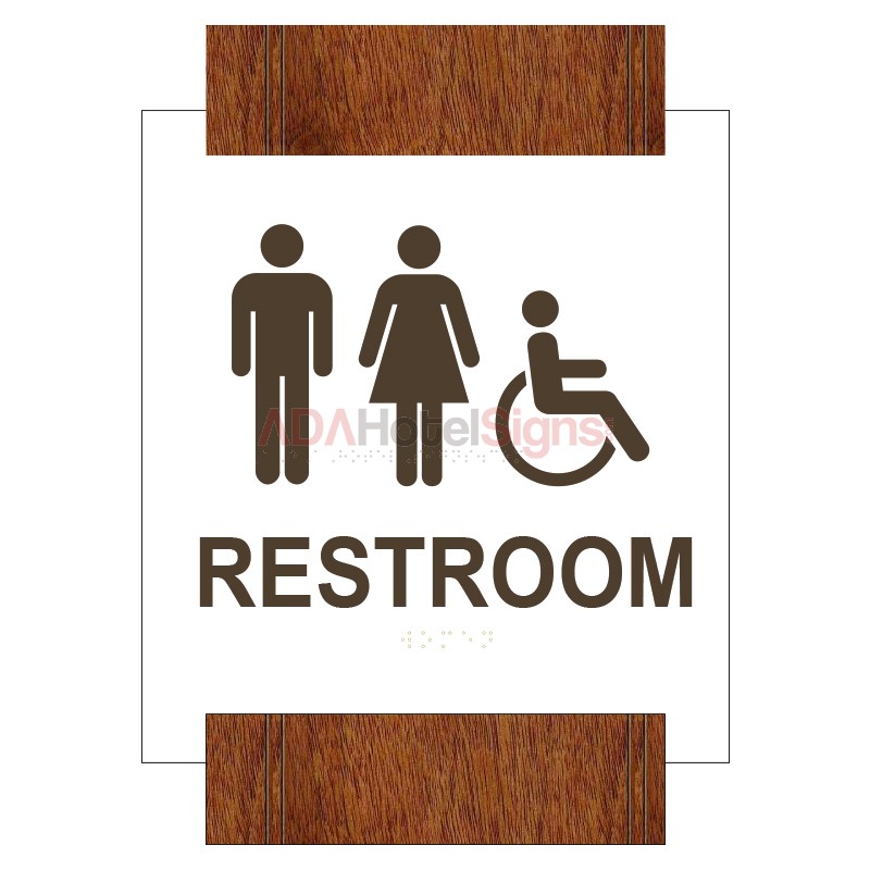 Unisex Restroom Sign