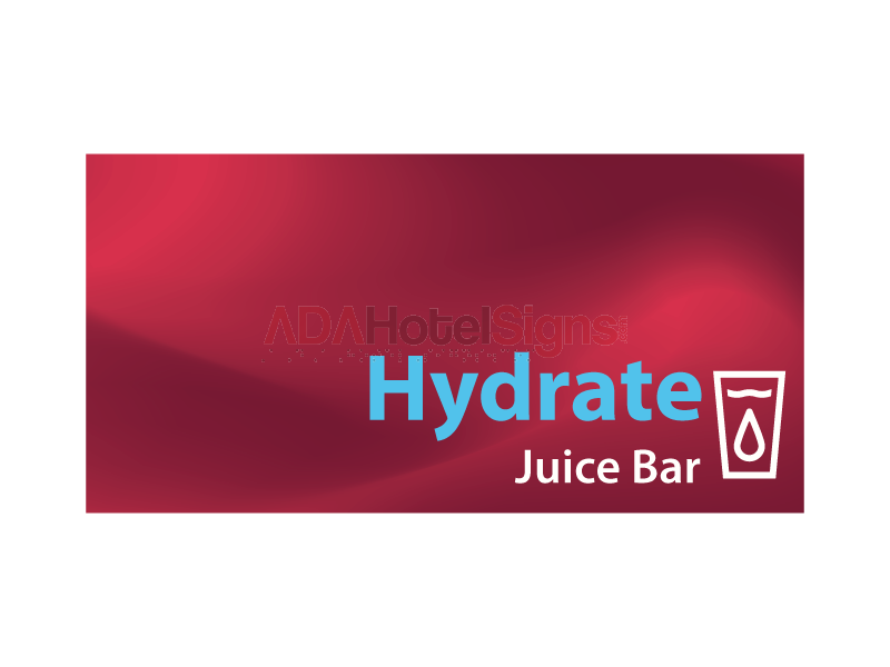 Best Western Plus Counter Sign - Hydrate