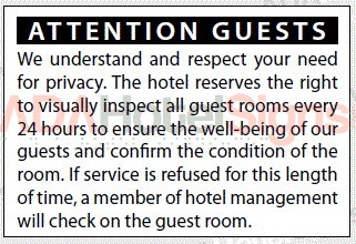 Guest Safety Decal 