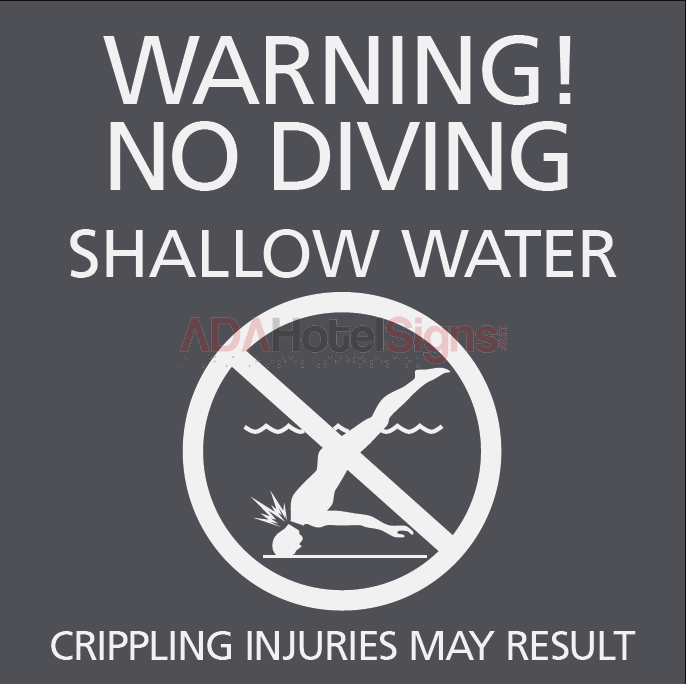 Warning No Diving