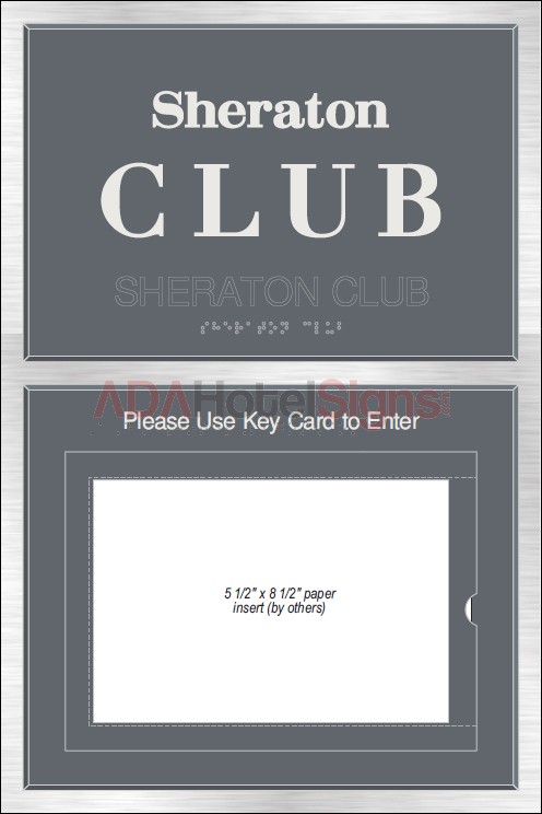 Sheraton Club Alternate Sign