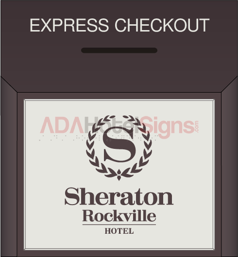 express checkout box hotel