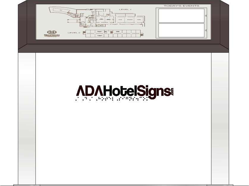 Information Pedestal sign