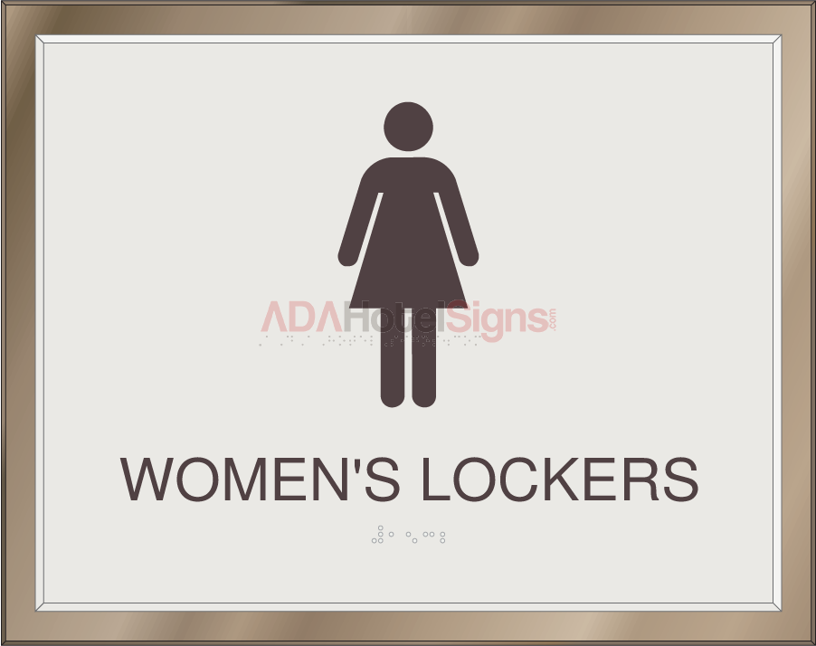 Women's non-accessible locker