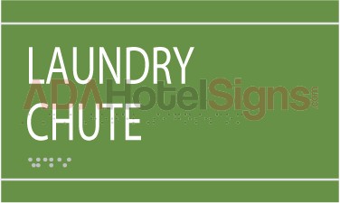 Laundry Chute Utility Room Sign