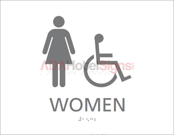 Women's accessible restroom, Westin Workout 