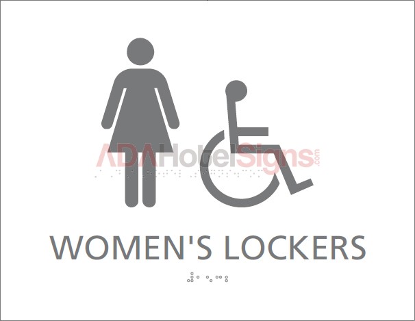 Women's Accessible Locker room, Westin workout