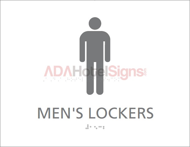 Men's non-accessible locker room, Westin workout