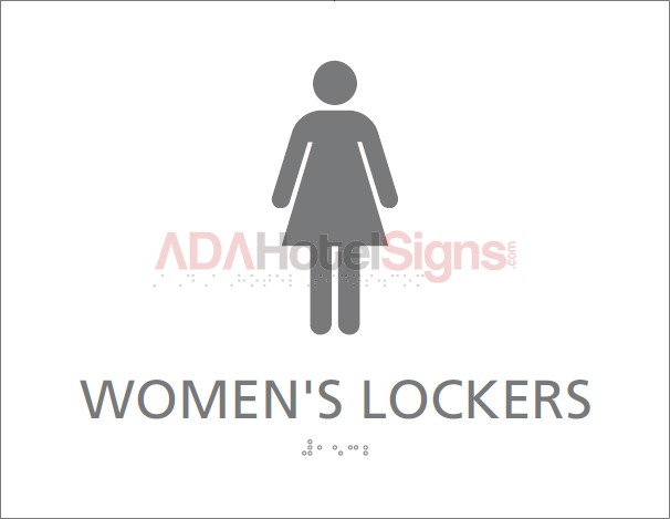 Women's non-accessible locker room, Westin Workout