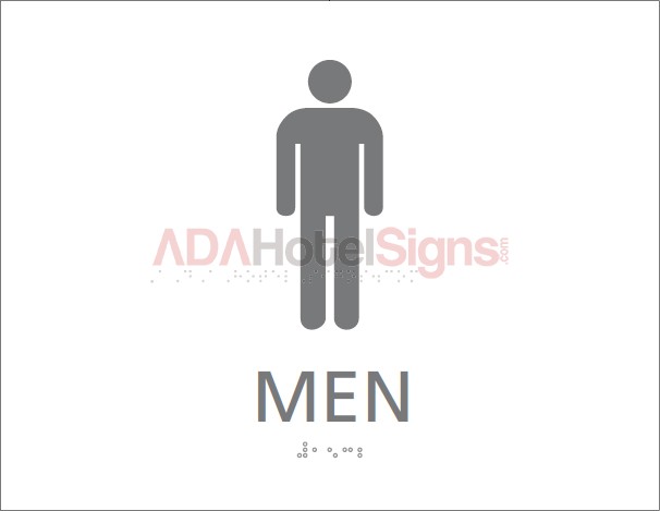 Men's Non-accessible restroom, Westin workout 