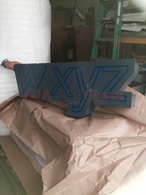 W XYZ ID Letters Neon
