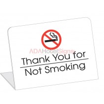 Thank You For Not Smoking Easel (50 Pkg)