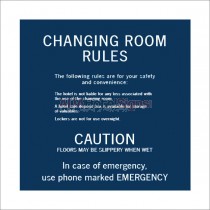 Four Points - Changing Room Sign