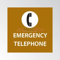 Four Points - Emergency Phone Sign